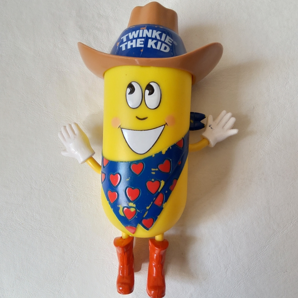 Vintage Twinkie The kid Container Storage Yellow